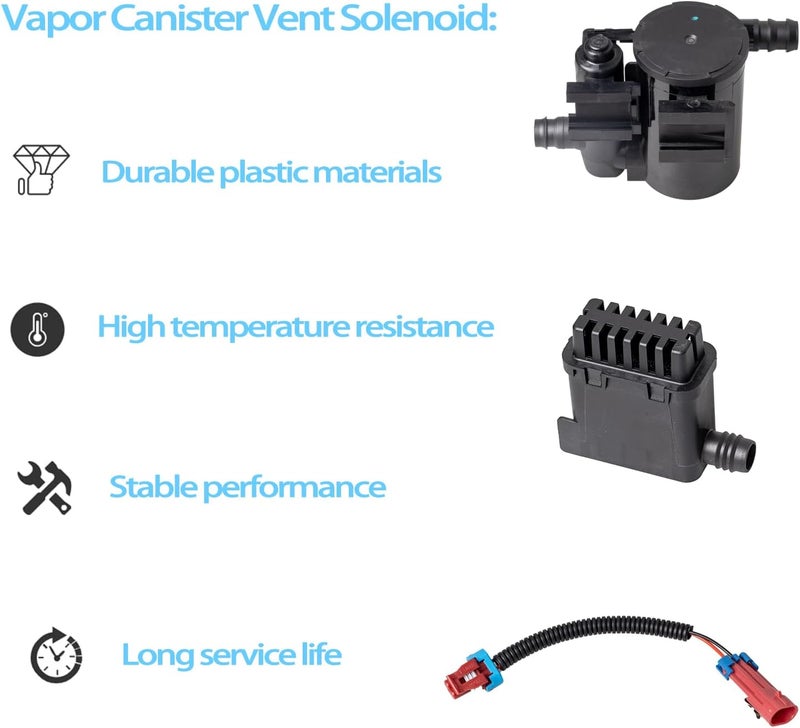 Satiooog Evap Canister Vent Solenoid P0449 Compatible with Chevrolet Silverado 1500 2500 3500 HD Classic GMC Sierra 1500 2500 3500 HD Classic 2004-2010# CVS34 911-237 10357992 19207763 214-2082 - Image 4